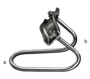 Nackenrohrhalter 65°