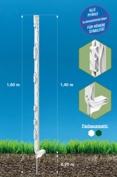 Weidezaunpfahl WZ 2100/140